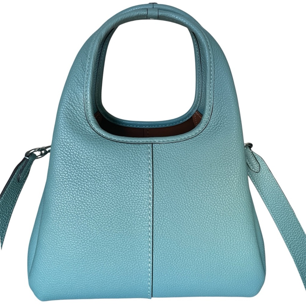 Coach Lana 23 Aquamarine Blue Leather Handbag Crossbody Bag Rare Color NWOT - Picture 3 of 13